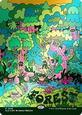 Forest (1949) (Rainbow Foil) (SLD-1949)  Foil - Secret Lair Drop Series