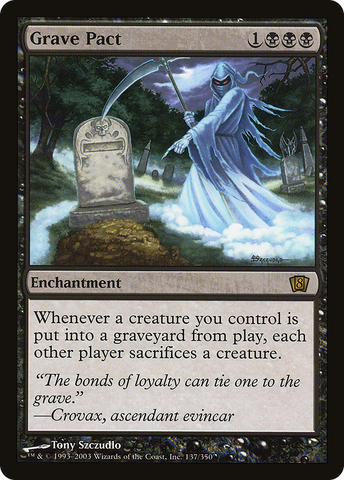 Grave Pact (8ED-137★) - Eighth Edition Foil