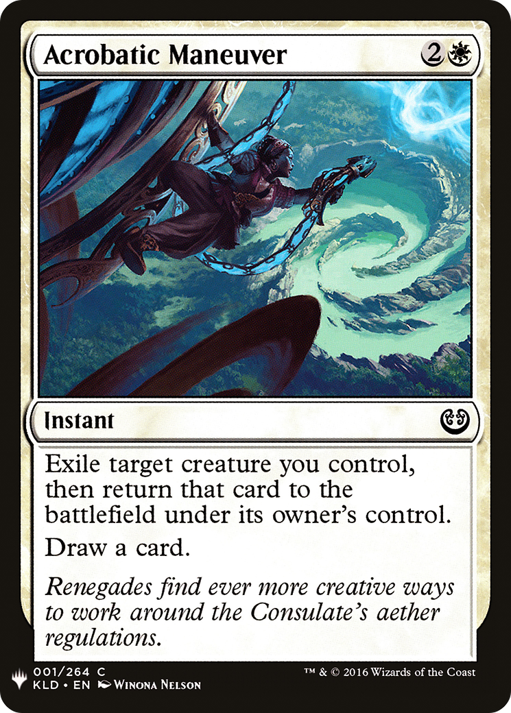 Acrobatic Maneuver (LIST-001)  - The List
