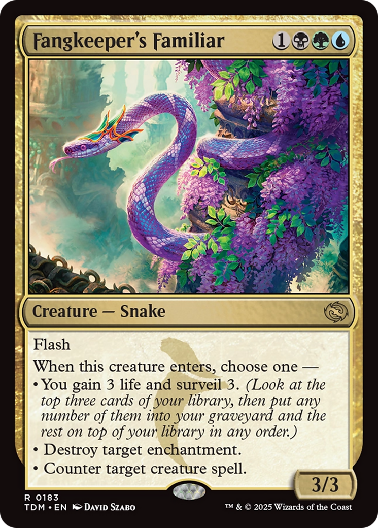 Fangkeeper's Familiar (TDM-183)  - Tarkir: Dragonstorm