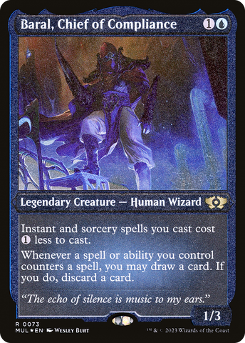 Baral, Chief of Compliance (Foil Etched) (MUL-073)  Foil - Multiverse Legends