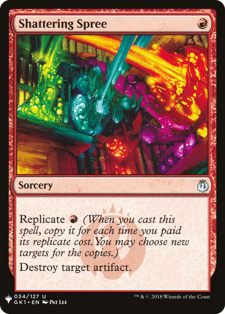 Shattering Spree (LIST-034)  - The List