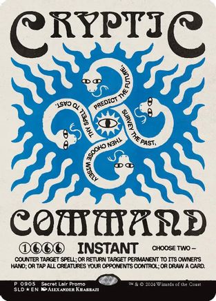 Cryptic Command (Rainbow Foil) (SLD-905)  Foil - Secret Lair Drop Series