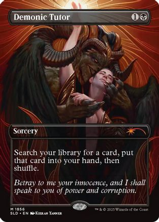 Demonic Tutor (SLD-1856)  - Secret Lair Drop Series
