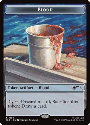 Blood Token (SLD-2180)  - Secret Lair Drop Series