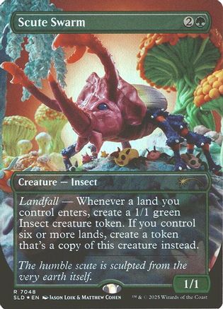 Scute Swarm (Rainbow Foil) (SLD-7048) - Secret Lair Drop Series Foil