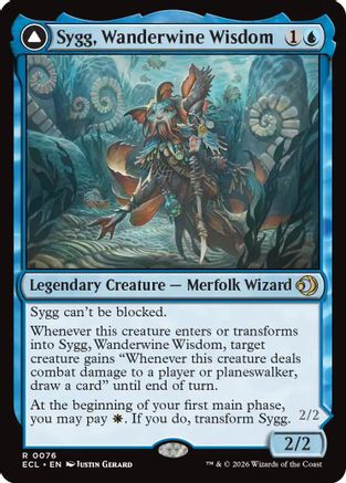 Sygg, Wanderwine Wisdom (ECL-076)  Foil - Lorwyn Eclipsed