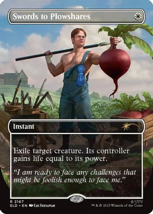 Swords to Plowshares (2167) (SLD-2167)  Foil - Secret Lair Drop Series
