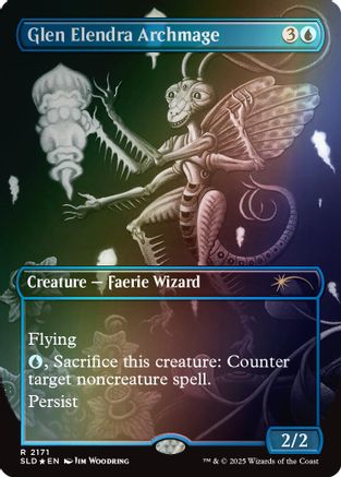 Glen Elendra Archmage (2171) (Rainbow Foil) (SLD-2171) - Secret Lair Drop Series Foil