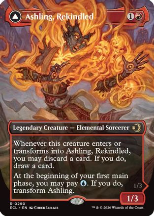 Ashling, Rekindled (Borderless) (ECL-290)  - Lorwyn Eclipsed