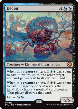 Deceit (ECL-212)  Foil - Lorwyn Eclipsed