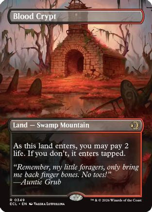 Blood Crypt (Borderless) (ECL-349)  - Lorwyn Eclipsed