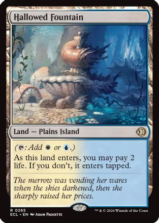 Hallowed Fountain (ECL-265)  - Lorwyn Eclipsed