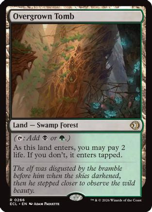Overgrown Tomb (ECL-266)  Foil - Lorwyn Eclipsed