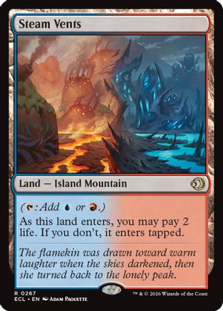 Steam Vents (ECL-267)  - Lorwyn Eclipsed