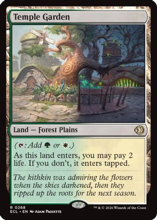 Temple Garden (ECL-268)  Foil - Lorwyn Eclipsed