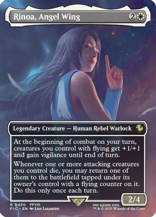 Rinoa, Angel Wing (Borderless) (FIC-450)  Foil - Commander: FINAL FANTASY