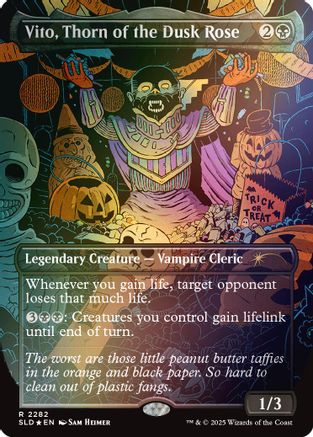 Vito, Thorn of the Dusk Rose (Rainbow Foil) (SLD-2282)  Foil - Secret Lair Drop Series