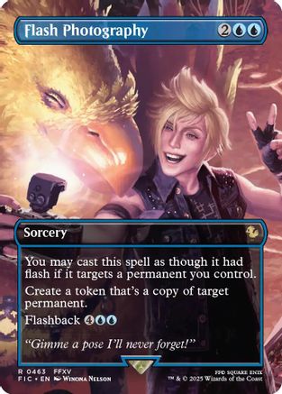Flash Photography (Borderless) (FIC-463)  - Commander: FINAL FANTASY