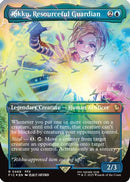 Rikku, Resourceful Guardian (Borderless) (Chocobo Track Foil) (FIC-468) - Commander: FINAL FANTASY Foil