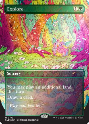 Explore (2312) (Rainbow Foil) (SLD-2312)  Foil - Secret Lair Drop Series