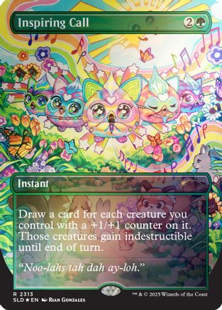Inspiring Call (Rainbow Foil) (SLD-2313)  Foil - Secret Lair Drop Series