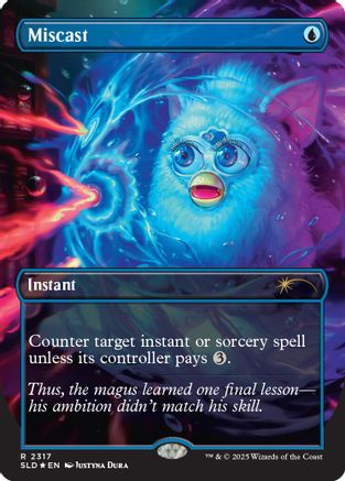 Miscast (Rainbow Foil) (SLD-2317)  Foil - Secret Lair Drop Series