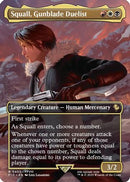 Squall, Gunblade Duelist (Borderless) (FIC-453) - Commander: FINAL FANTASY