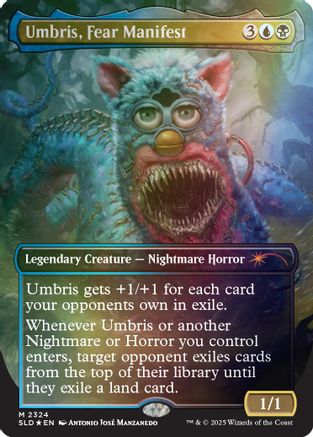 Umbris, Fear Manifest (Rainbow Foil) (SLD-2324)  Foil - Secret Lair Drop Series