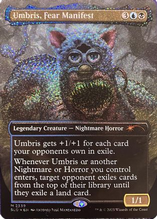 Umbris, Fear Manifest (Confetti Foil) (SLD-2339) - Secret Lair Drop Series Foil