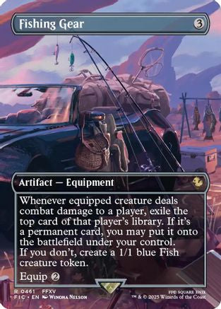 Fishing Gear (Borderless) (FIC-461)  - Commander: FINAL FANTASY