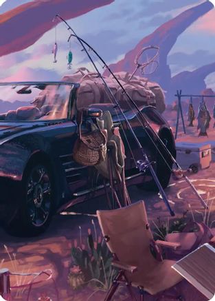 Fishing Gear Scene Art Card (ASFIN-020) - Art Series: FINAL FANTASY