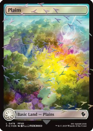 Plains (Chocobo Track Foil) (FIC-478)  Foil - Commander: FINAL FANTASY