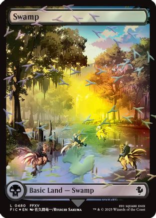 Swamp (Chocobo Track Foil) (FIC-480)  Foil - Commander: FINAL FANTASY