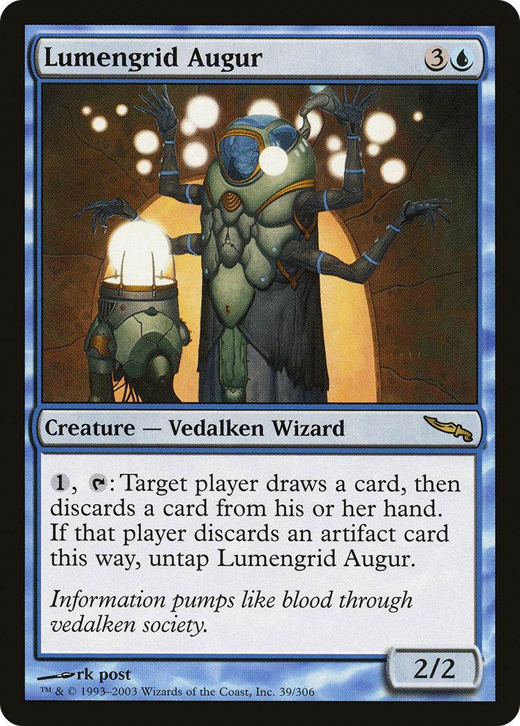 Lumengrid Augur (MRD-039)  - Mirrodin