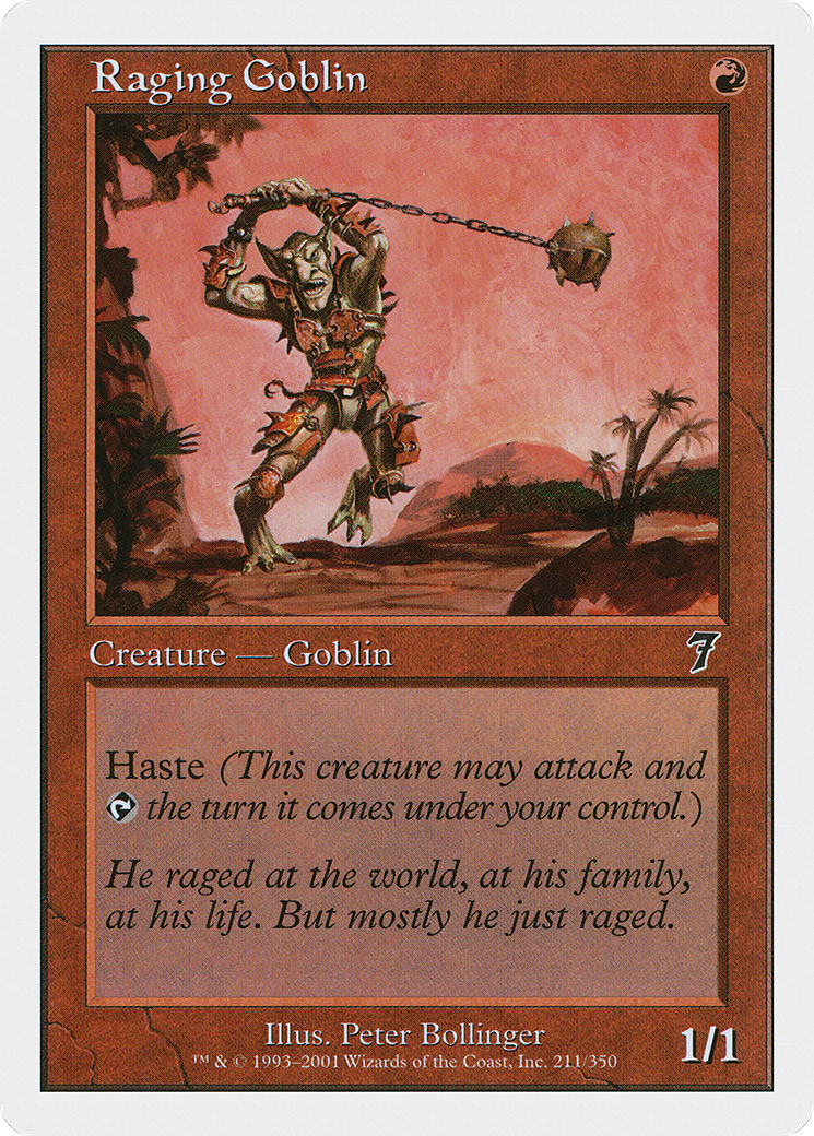 Raging Goblin (7ED-211) - Seventh Edition