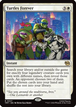 Turtles Forever (TMT-027)  Foil - Teenage Mutant Ninja Turtles