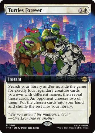 Turtles Forever (Extended Art) (TMT-261)  Foil - Teenage Mutant Ninja Turtles