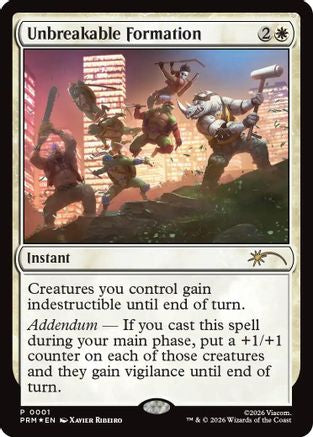 Unbreakable Formation (MEDIA-001)  Foil - Media Promos