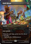 Dark Ritual (Borderless) (TMC-131)  Foil - Commander: Teenage Mutant Ninja Turtles