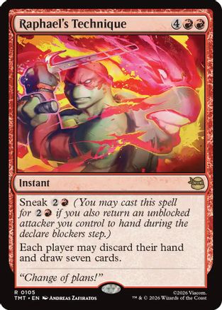 Raphael's Technique (TMT-105)  Foil - Teenage Mutant Ninja Turtles