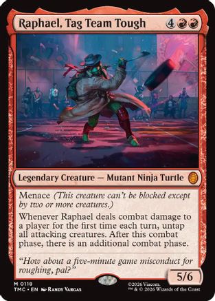 Raphael, Tag Team Tough (TMC-118)  - Commander: Teenage Mutant Ninja Turtles