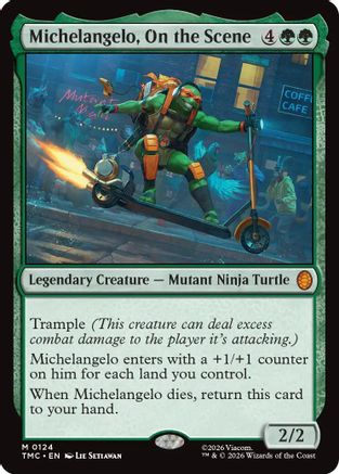 Michelangelo, On the Scene (TMC-124)  - Commander: Teenage Mutant Ninja Turtles