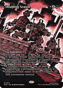 Doubling Season (Borderless) (PZA-011)  Foil - Teenage Mutant Ninja Turtles Eternal-Legal