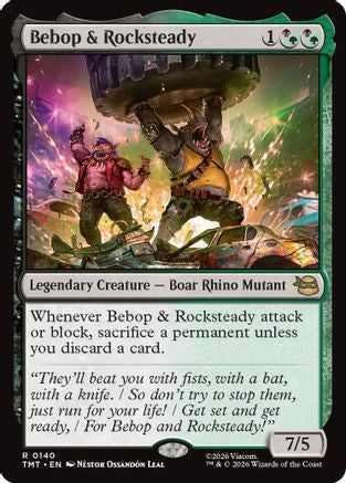 Bebop & Rocksteady (TMT-140)  Foil - Teenage Mutant Ninja Turtles