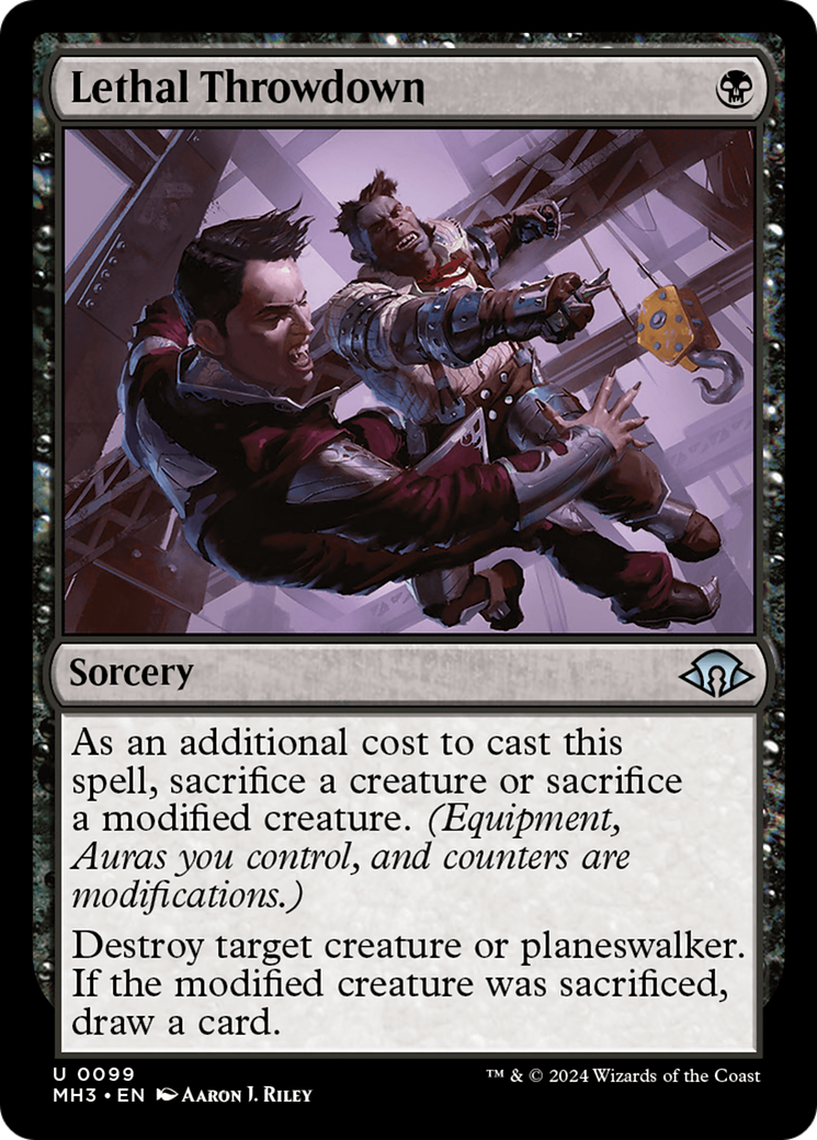 Lethal Throwdown (MH3-099)  - Modern Horizons 3