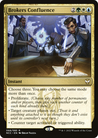 Brokers Confluence (NCC-068)  - New Capenna Commander
