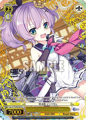 Destroyer, Javelin (PR+) (AZL/S119-PE03EX PR+) - Azur Lane Vol. 2