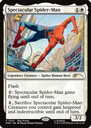 Spectacular Spider-Man (PLAY-001) - Play Promos Foil