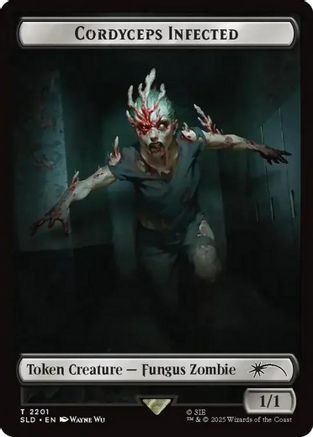 Cordyceps Infected Token (2201) (SLD-2201)  - Secret Lair Drop Series